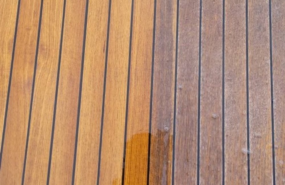 Teak Cleaning yachts Mallorca